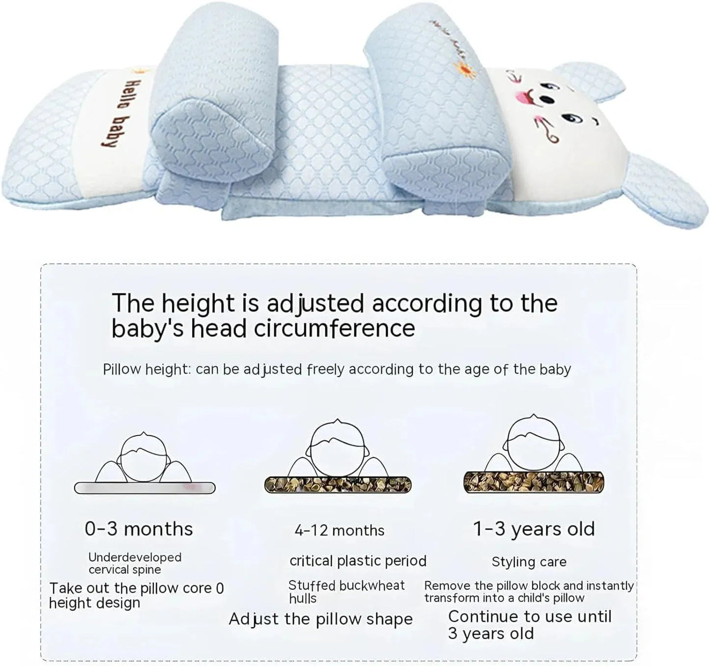 CuddleCradle™ Baby Pillow