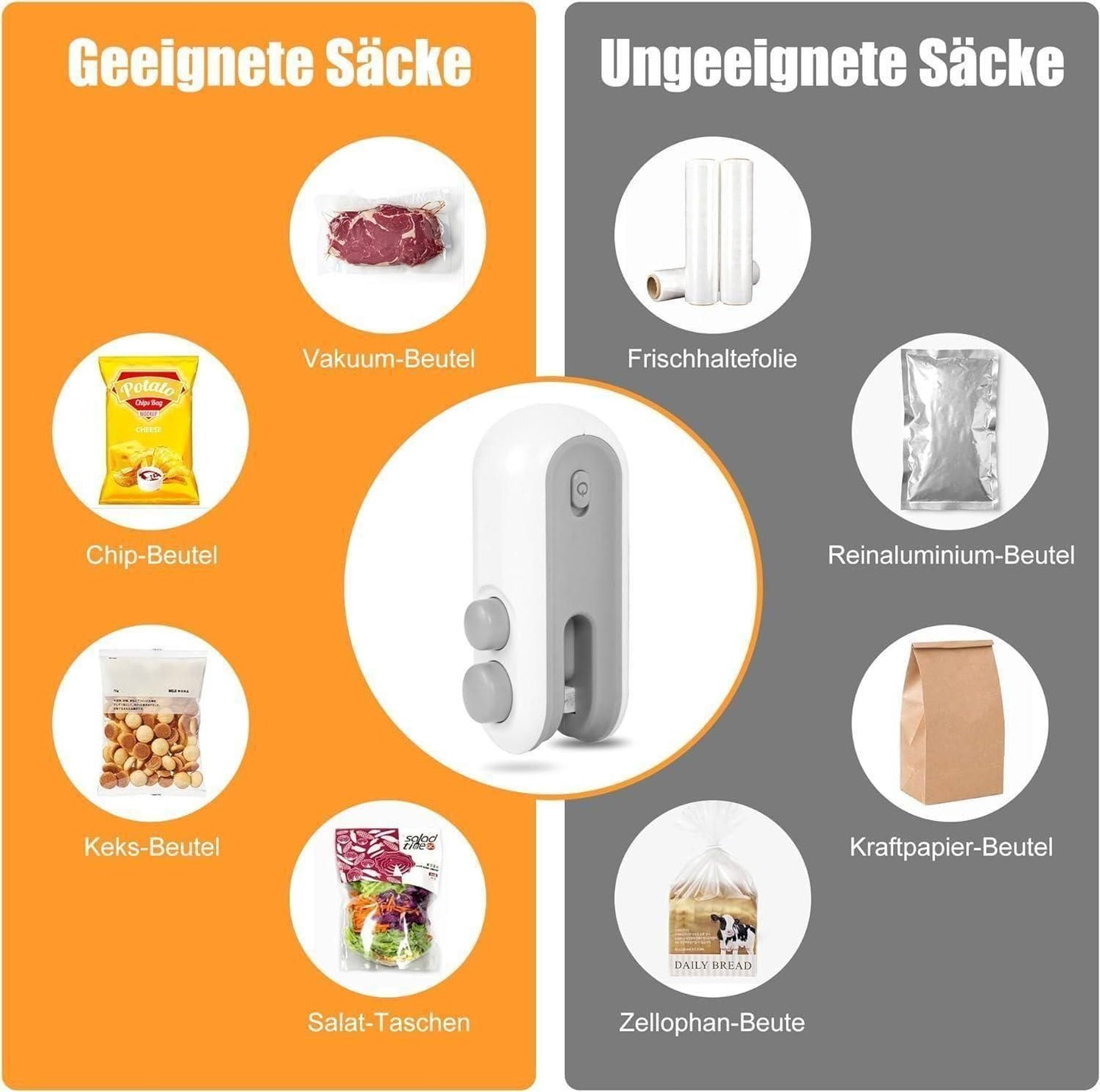 SealMate™ 2-in-1 USB Bag Sealer
