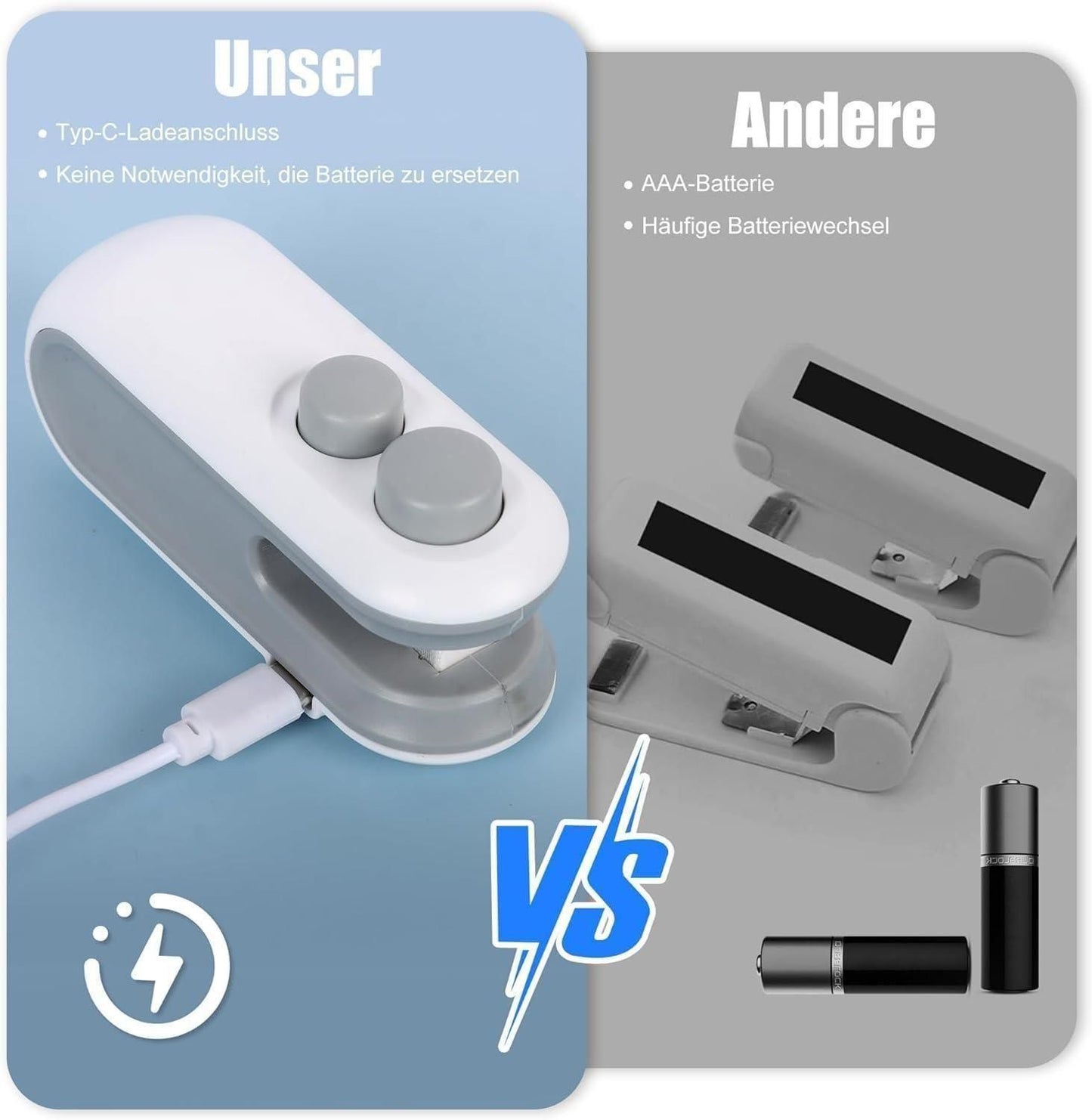 SealMate™ 2-in-1 USB Bag Sealer