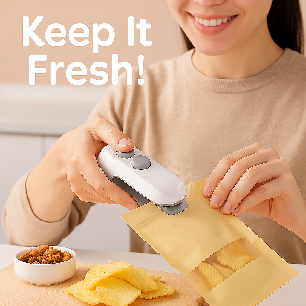 SealMate™ 2-in-1 USB Bag Sealer